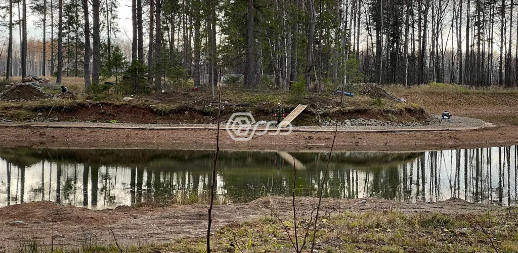 Этап укрепления берега 8