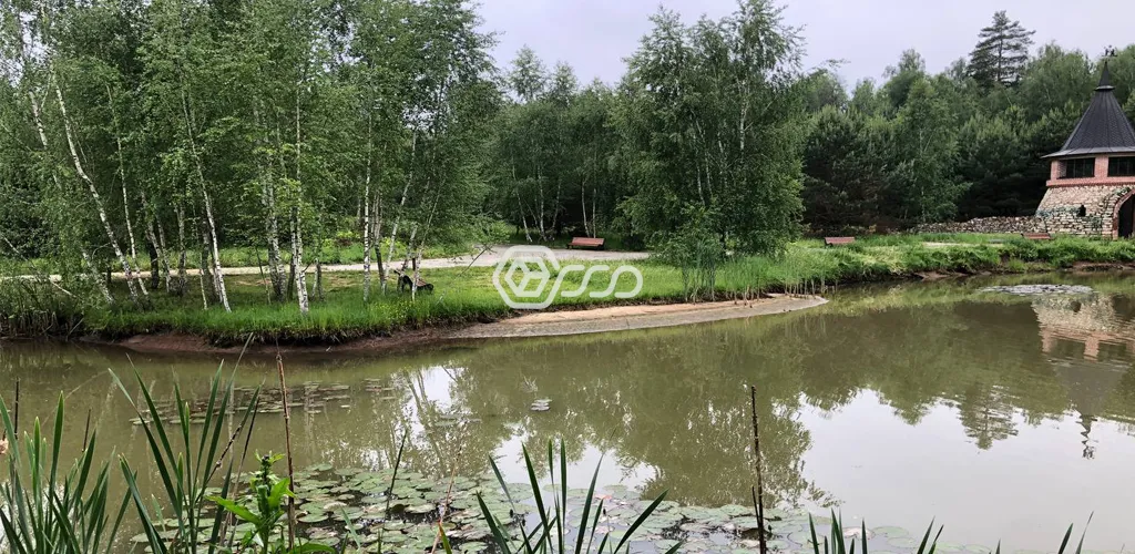 Этап укрепления берега 2