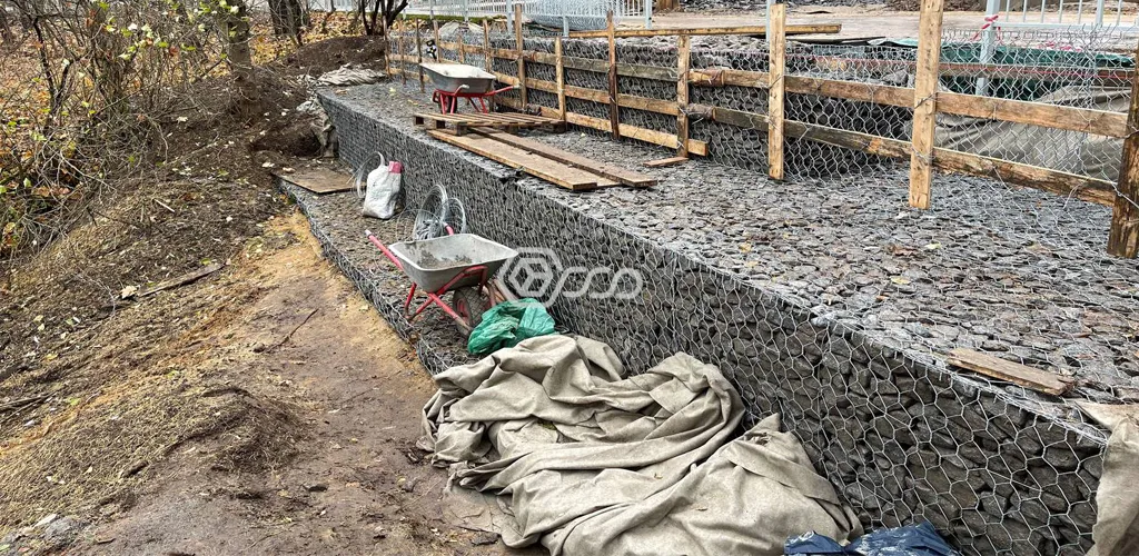 Подпорная стенка в Звенигороде 12