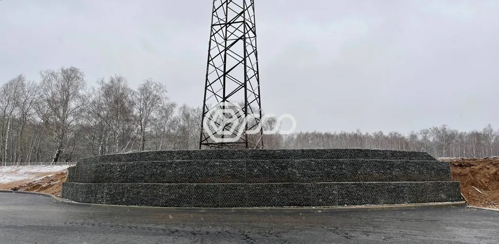 Готовая габионная конструкция 4